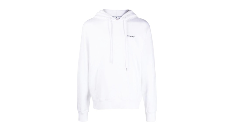 トップス Wave Outline Diag Slim Hoodie off-white OFF-WHITE Diag Wave Outline Hoodie White Men's - FW24 - US
