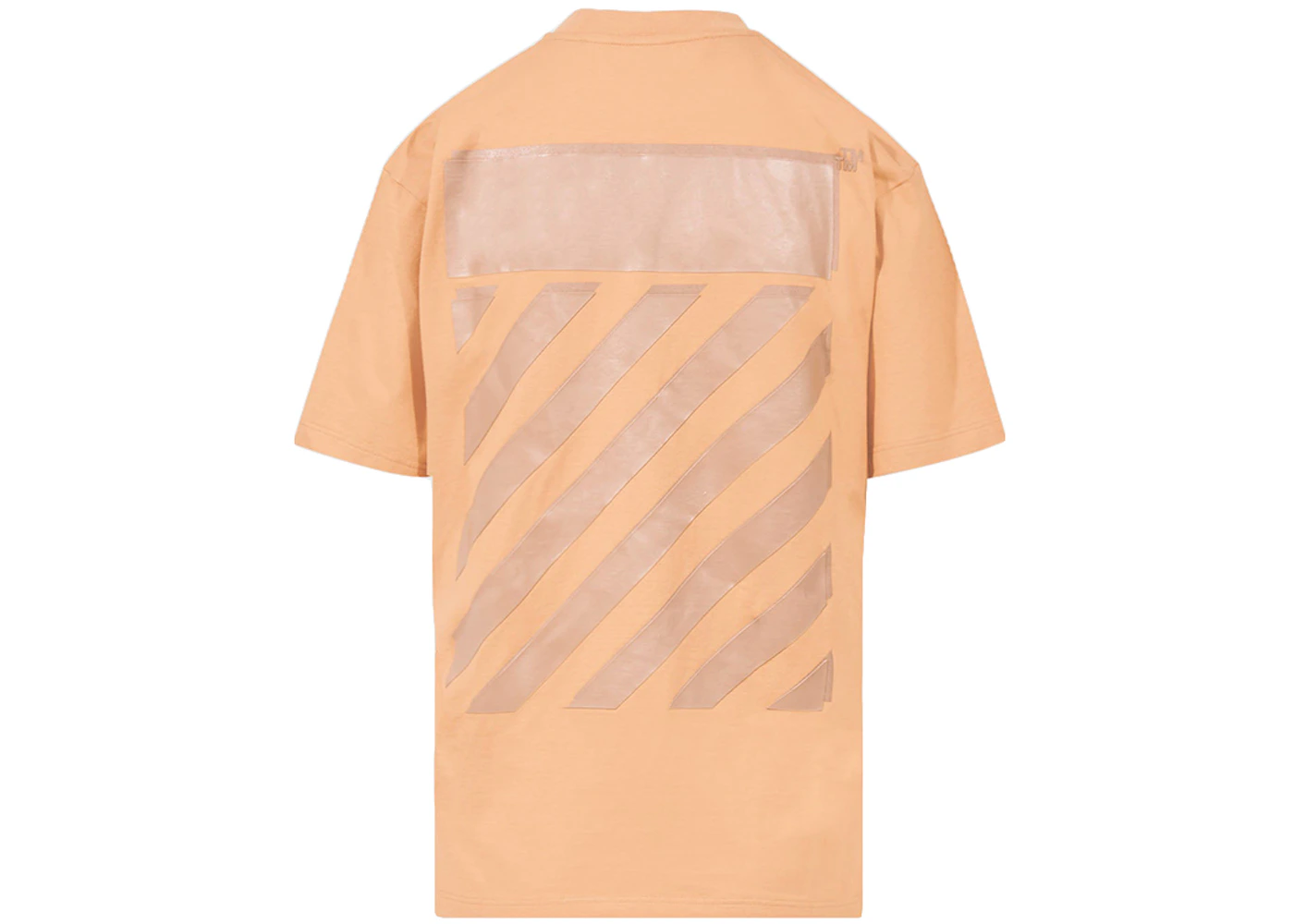 Off white t shirt brown Clearance