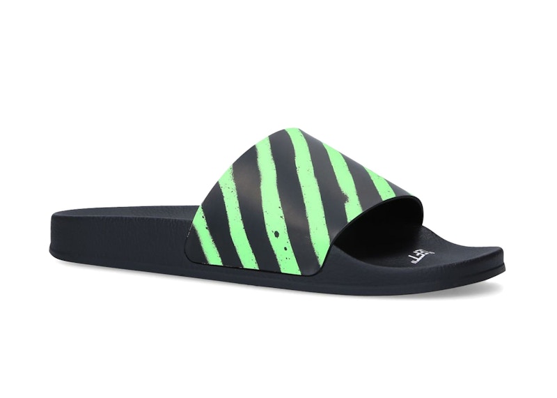 Off white shop slides green