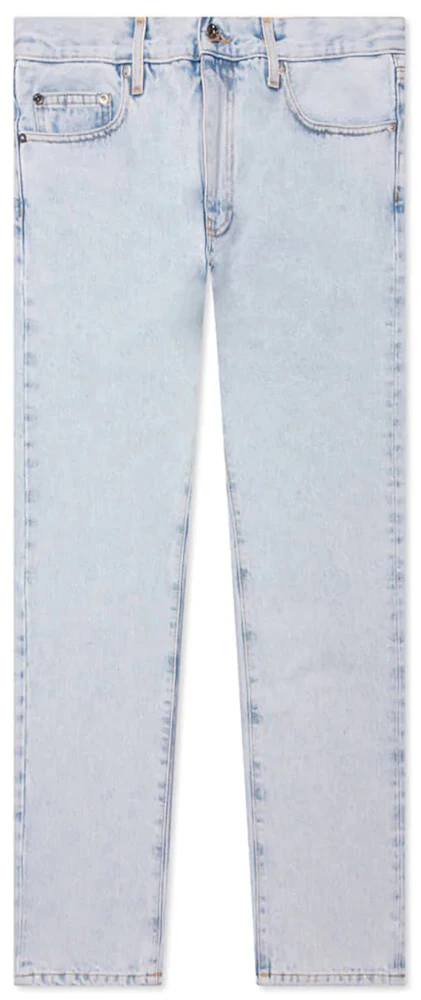 OFF-WHITE Diagtab Jeans Blue Men's - FW22 - US