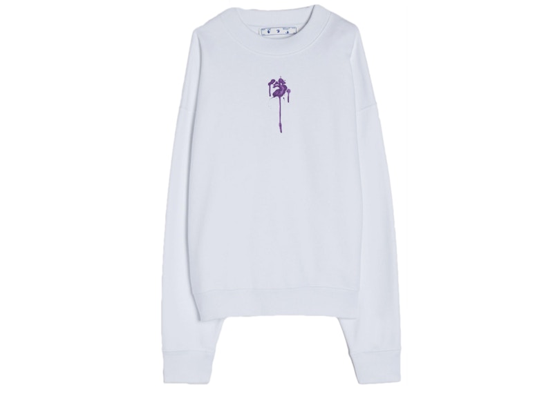 off white purple sweatshirt