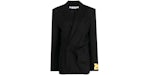 OFF-WHITE Dry Wo Twist Blazer Dress Black