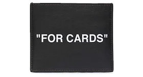 Off-White "FOR CARDS" Card Holder Black
