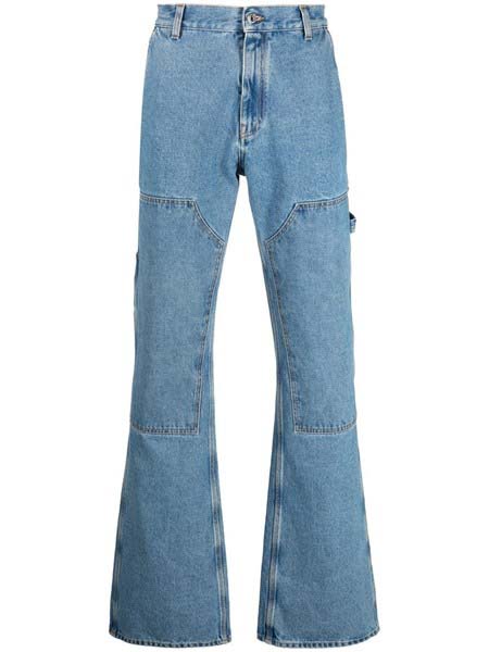 Off-White mid-rise flared jeans - Blue