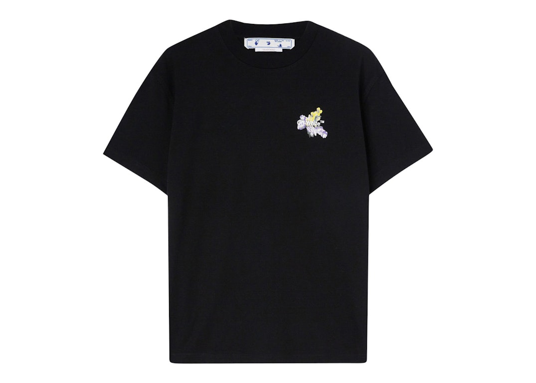 Pre-owned Off-white Flower Arrow Casual Tee Black