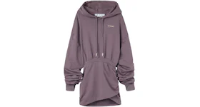 OFF-WHITE For All Hoodie Sweatdress Violet