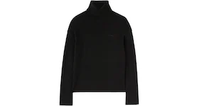 OFF-WHITE For All Logo-Embroidered Wool Jumper Black