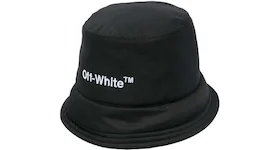 OFF-WHITE Helvetica Bucket Hat Black/White