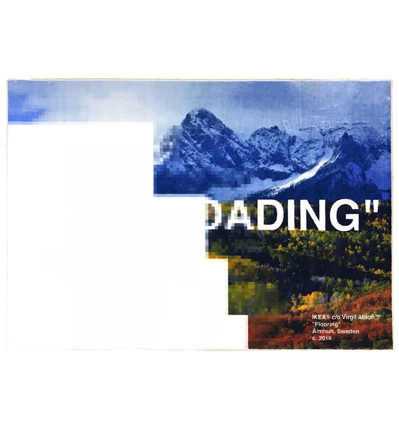 Virgil Abloh x IKEA STILL LOADING Rug 140x200 CM Multi FW18 US