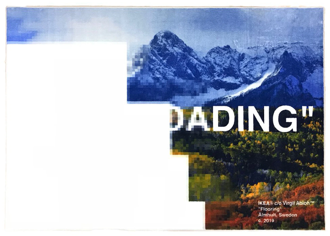 Virgil abloh tapis sales ikea