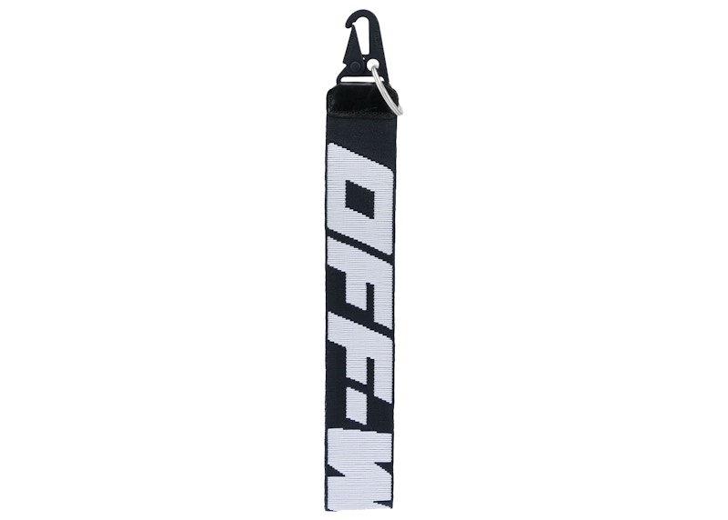 off white lanyard blue