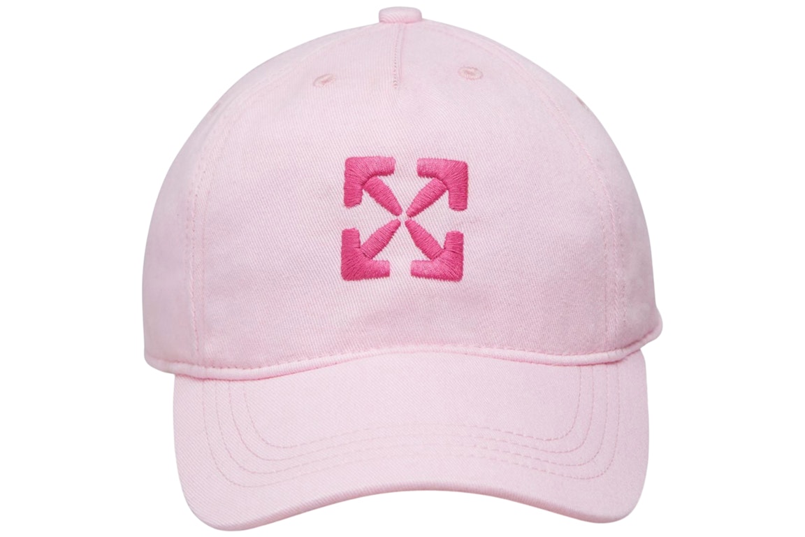 Pre-owned Off-white Kids Arrows Cap Pink