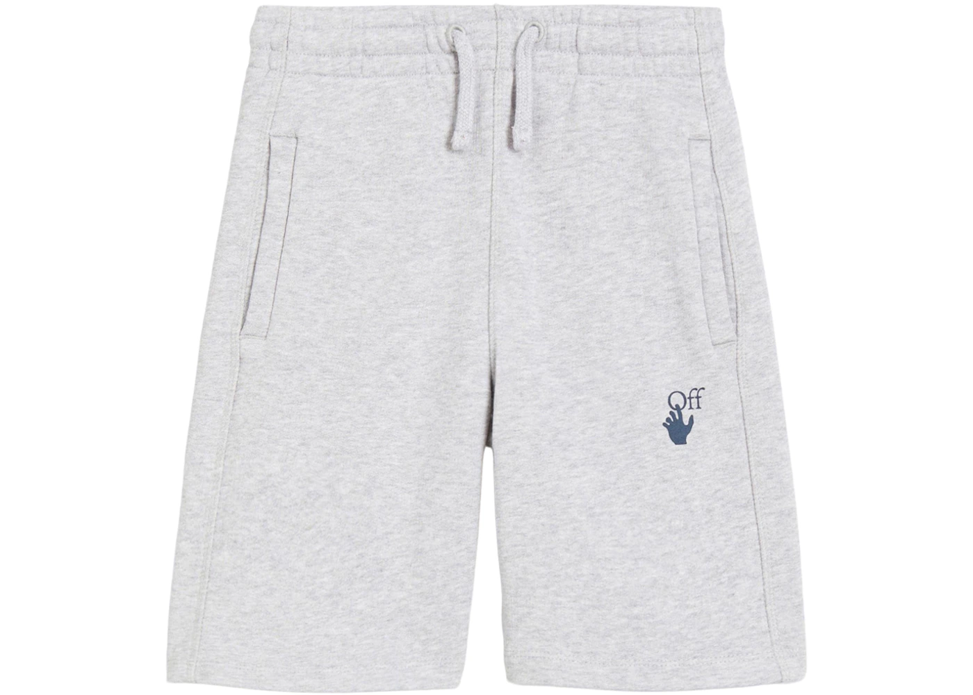 OFF-WHITE Kids Marker Shorts Grey/Blue Kids' - FW21 - US