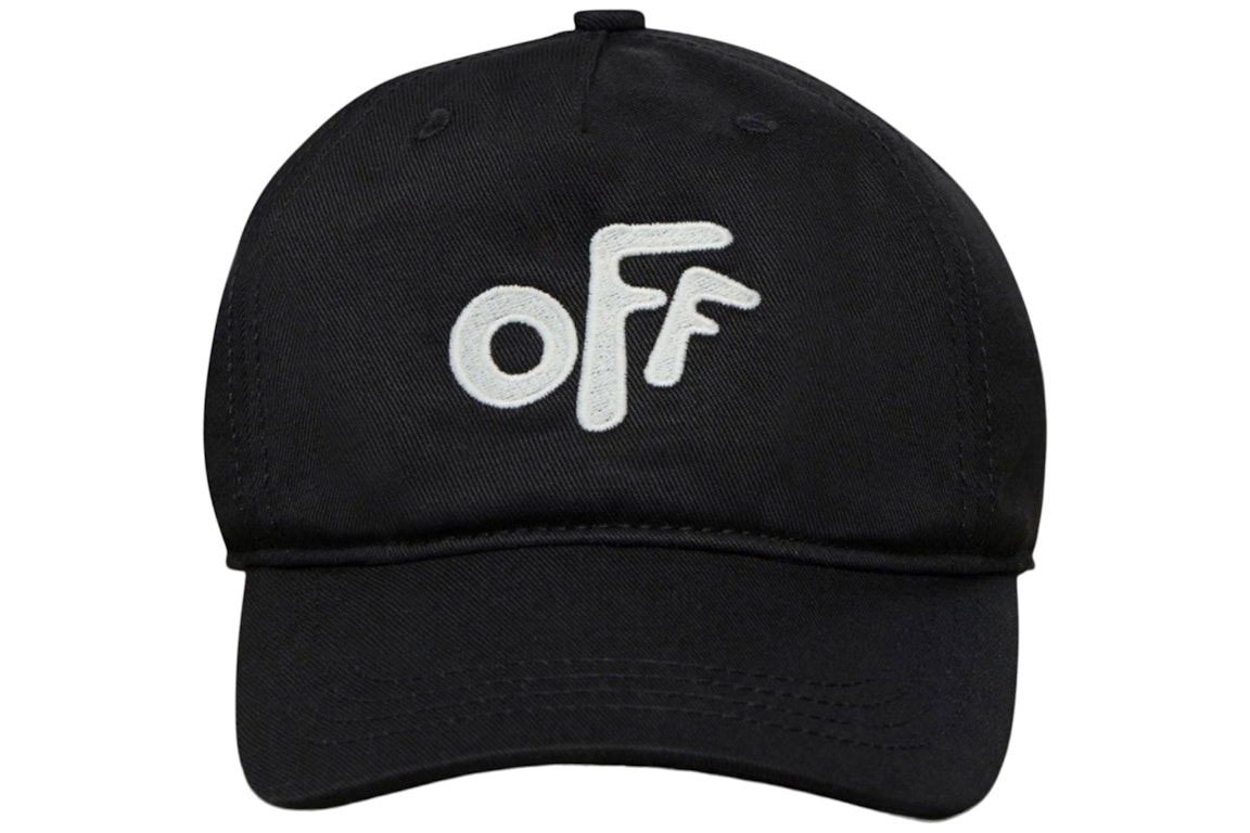 Pre-owned Off-white Kids Rounded Cap Black