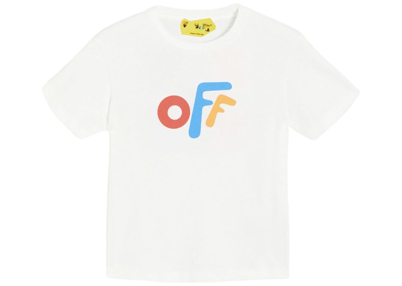 OFF-WHITE Kids Rounded S/S T-shirt White/Multicolor 兒童- FW21 - TW