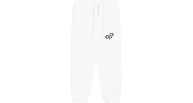OFF-WHITE Kids Rounded Sweatpants White/Blue