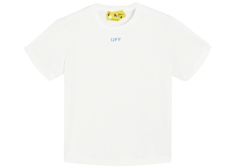 OFF-WHITE Kids Stamp S/S T-shirt White - FW21 兒童- TW