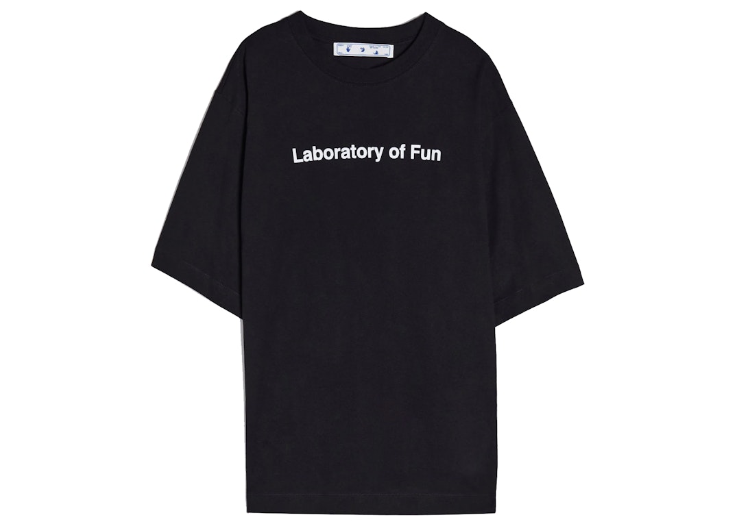 Pre-owned Off-white Laboratory Of Fun S/s T-shirt Black/white