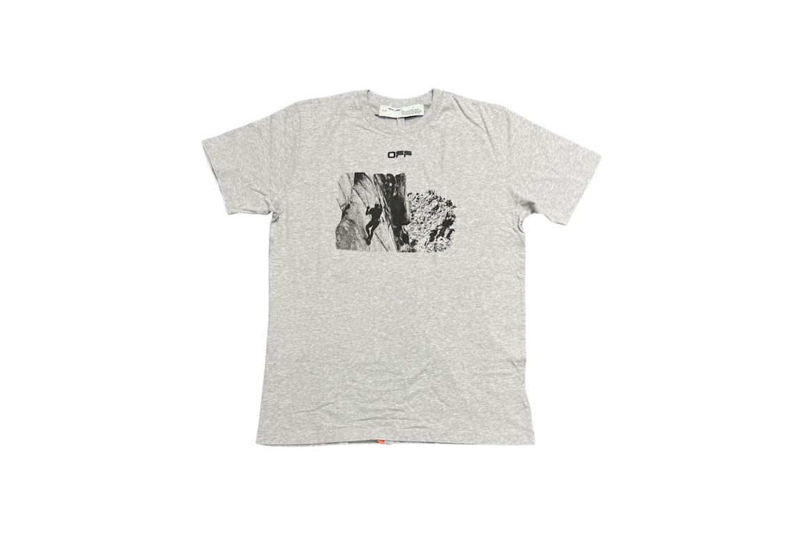 Pre-owned Off-white Landscape Climb T-shirt Grey