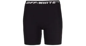 OFF-WHITE Logo Band Shorts Black/Grey