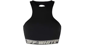 Off-White Logo-Band Sports Bra Black