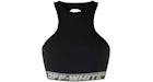 OFF-WHITE Logo-Band Sports Bra Black
