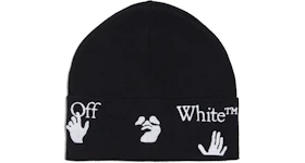 Off-White Logo Beanie Black/White