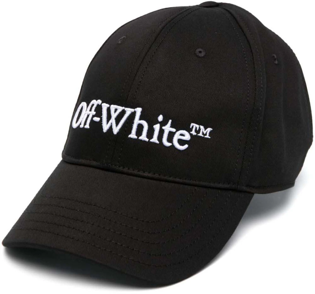 Off-White Logo-Embroidered Baseball Cap Black in Cotton - US