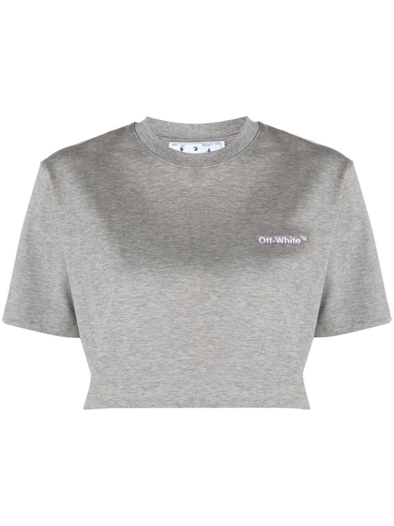 Off-White Blue Gradient Logo T-Shirt