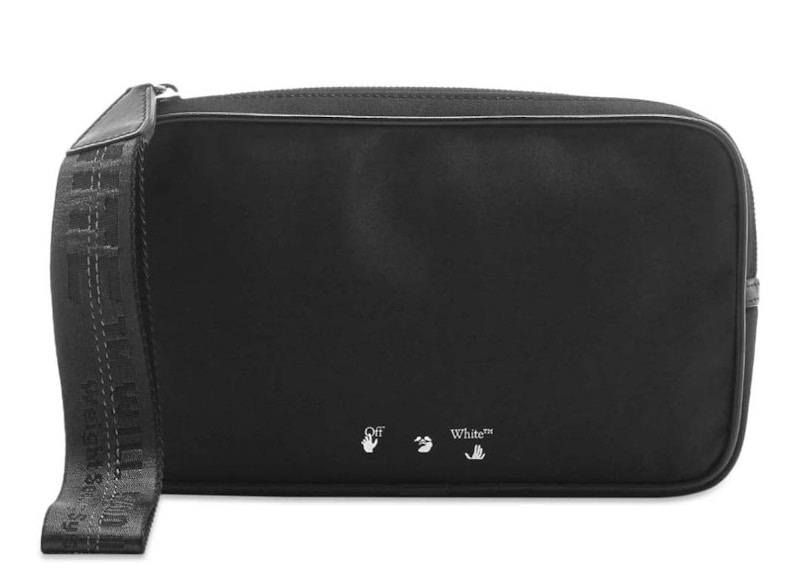 OFF-WHITE Nylon Logo Small Wallet Black