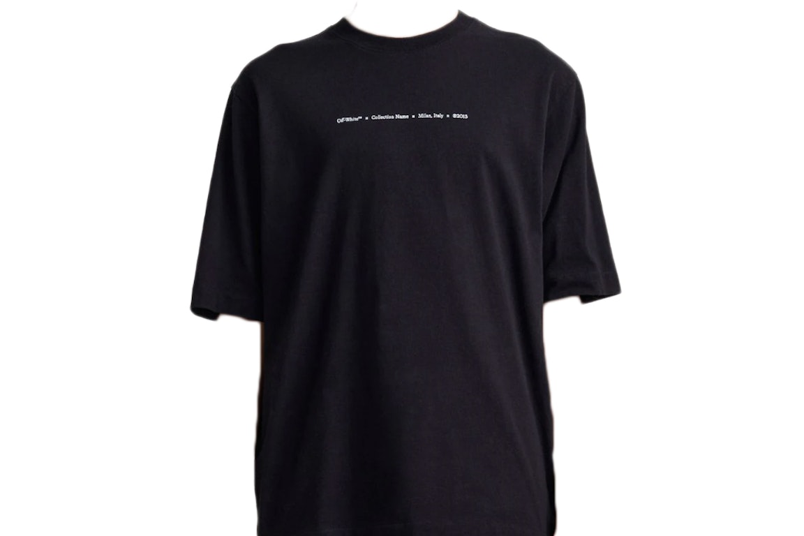 Pre-owned Off-white Marker S/s T-shirt Black/blue