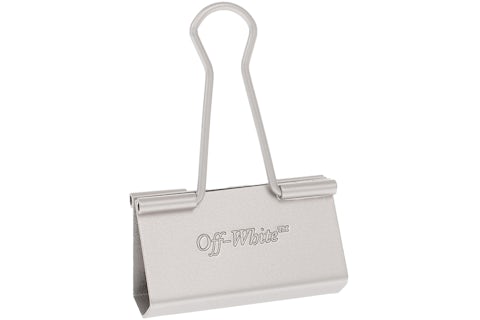 OFF-WHITE Metal Binder Clip Silver - SS19 - US OFF-WHITE Metal Binder Clip Silver - SS19 - US