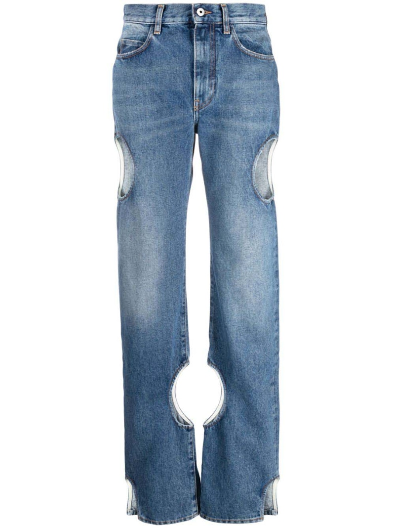 【送料&関税込】Off-White meteor Blue Denim Jeans Off-White Meteor Jeans | Blue | FARFETCH