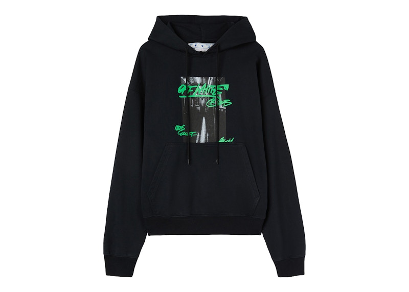 Green store skate hoodie