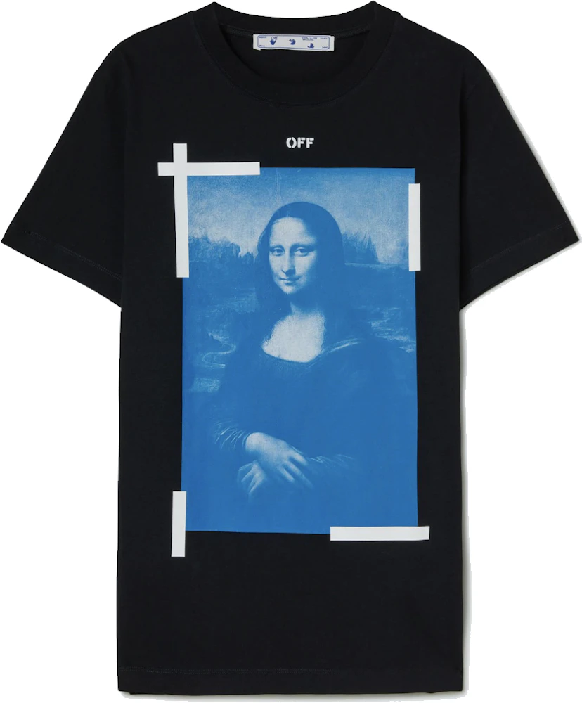 OFF-WHITE Mona Lisa Slim Fit T-shirt Black Men's - US
