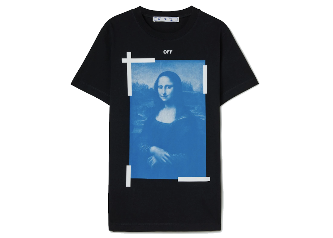 Pre-owned Off-white Mona Lisa Slim Fit T-shirt Black