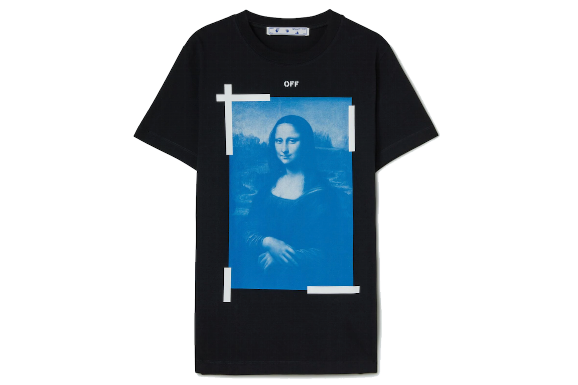 Pre-owned Off-white Mona Lisa Slim Fit T-shirt Black