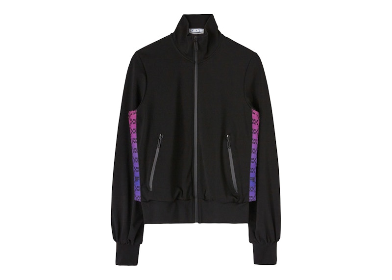 OFF-WHITE Monogram Band Track Jacket Black/Multicolor - FW22 - US