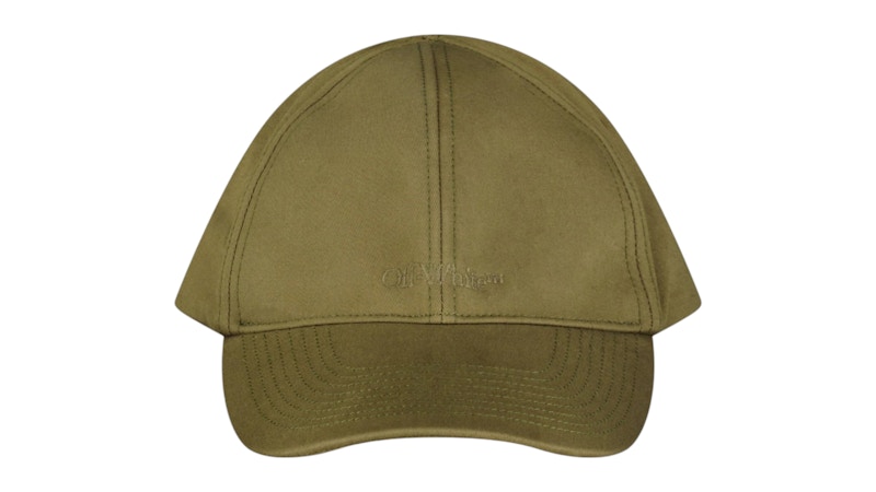 OFF-WHITE Monotone Logo Cap Green