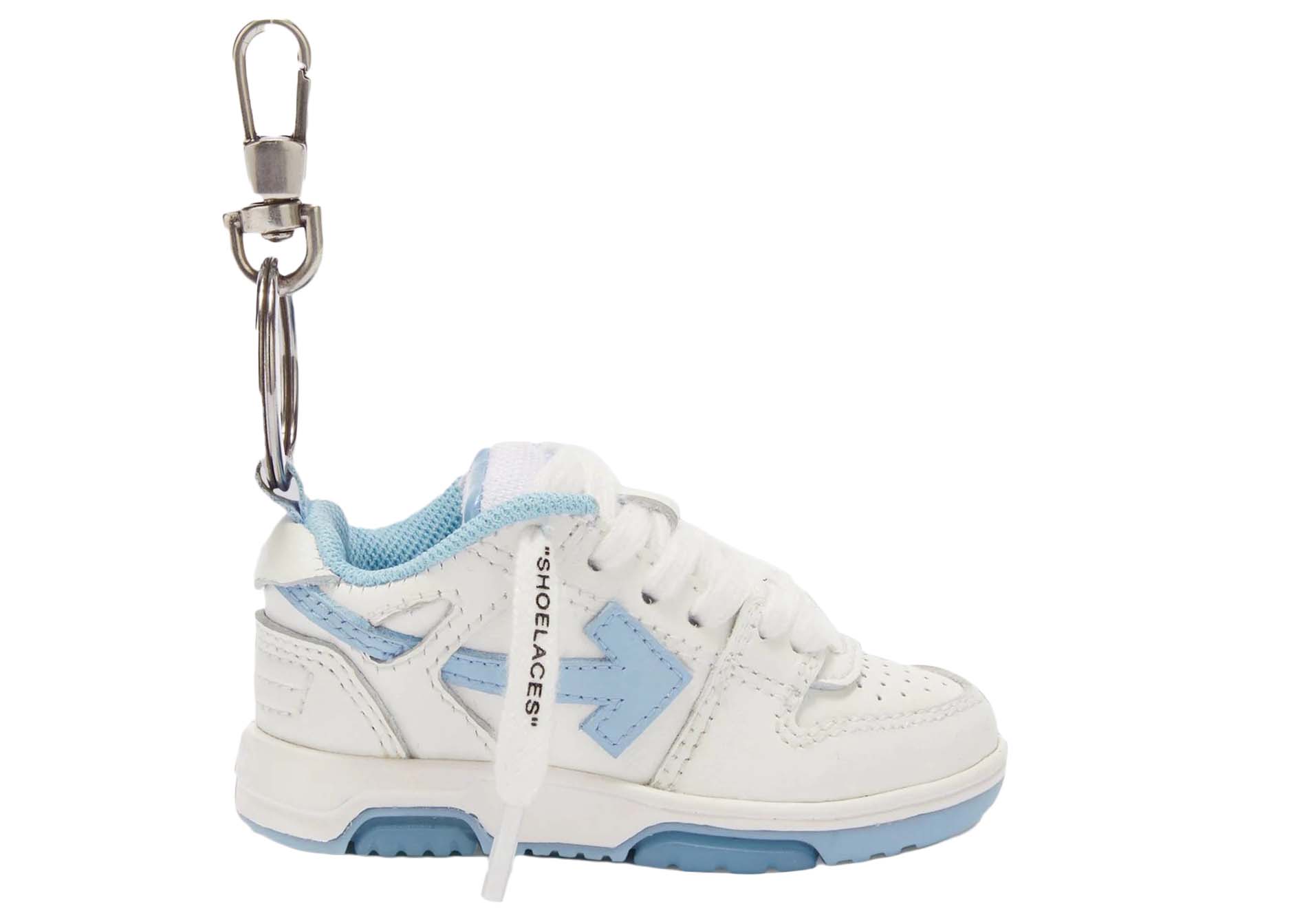 OFF-WHITE OOO Keychain White/Light Blue - FW22 - US