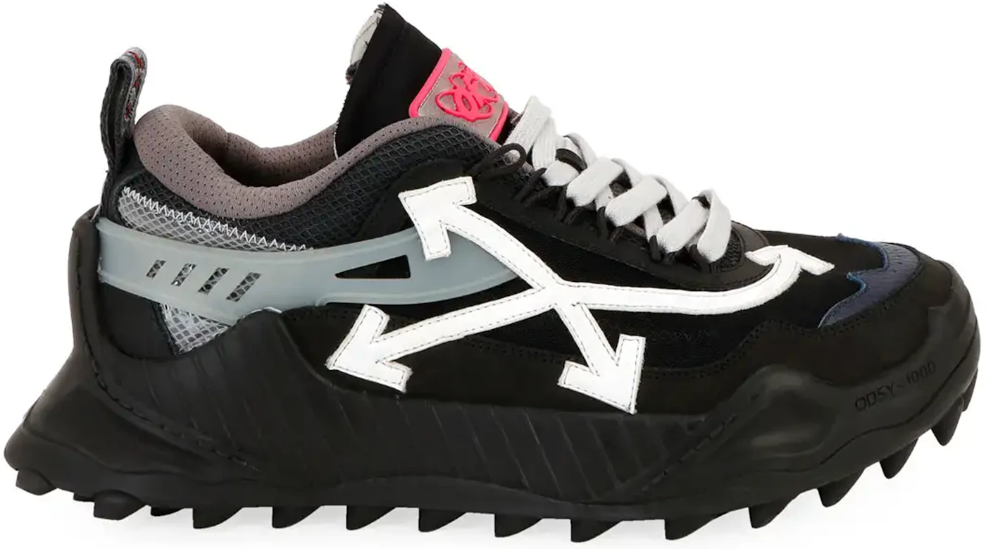 Off-White: Black Odsy 1000 Sneakers