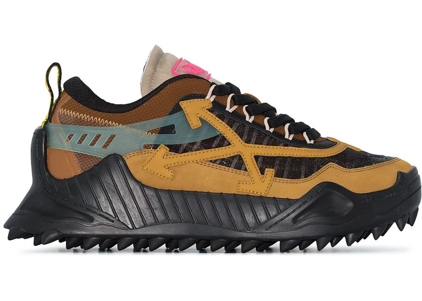 Brown off white sneakers Clearance