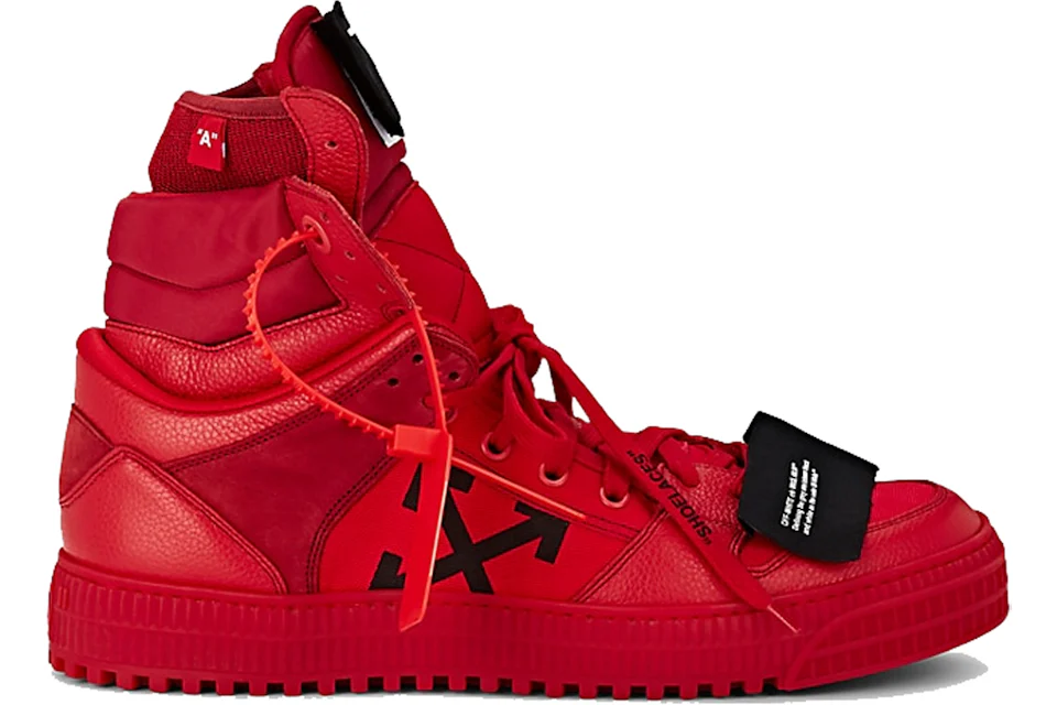 OFF WHITE Off Court High Red Men s Sneakers US