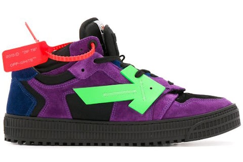 Off-White Off Court Low Top Purple Green Men's - Main Image