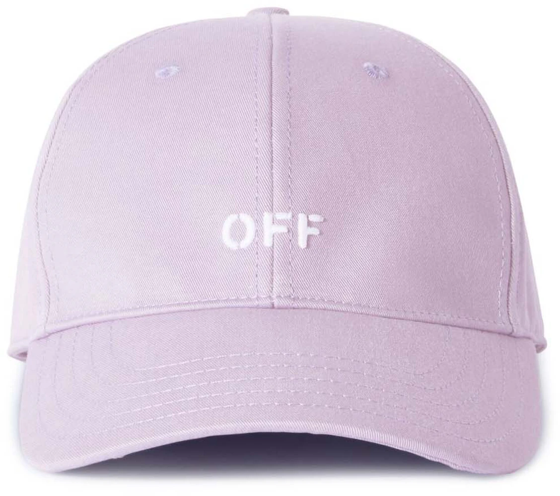 Off-White Off-Stamp Baseball Cap Lilac purple in Cotton - US