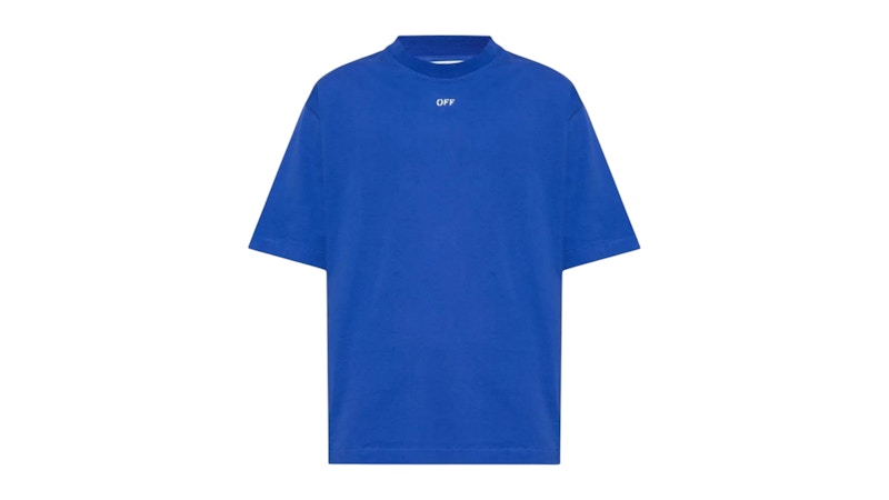 OFF-WHITE Off Stamp Logo Skate Fit T-shirt Dark Blue Men's