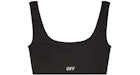 OFF-WHITE Off Stamp Sports Sports Bra Black