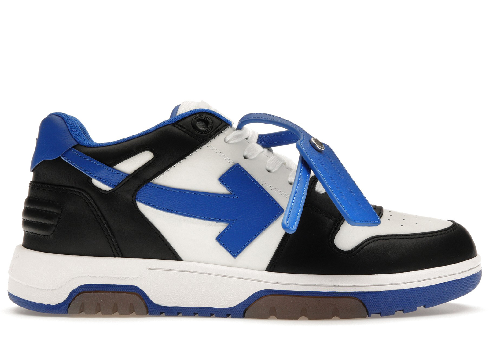 Off-White Out Of Office Calf Leather Black Blue Men's