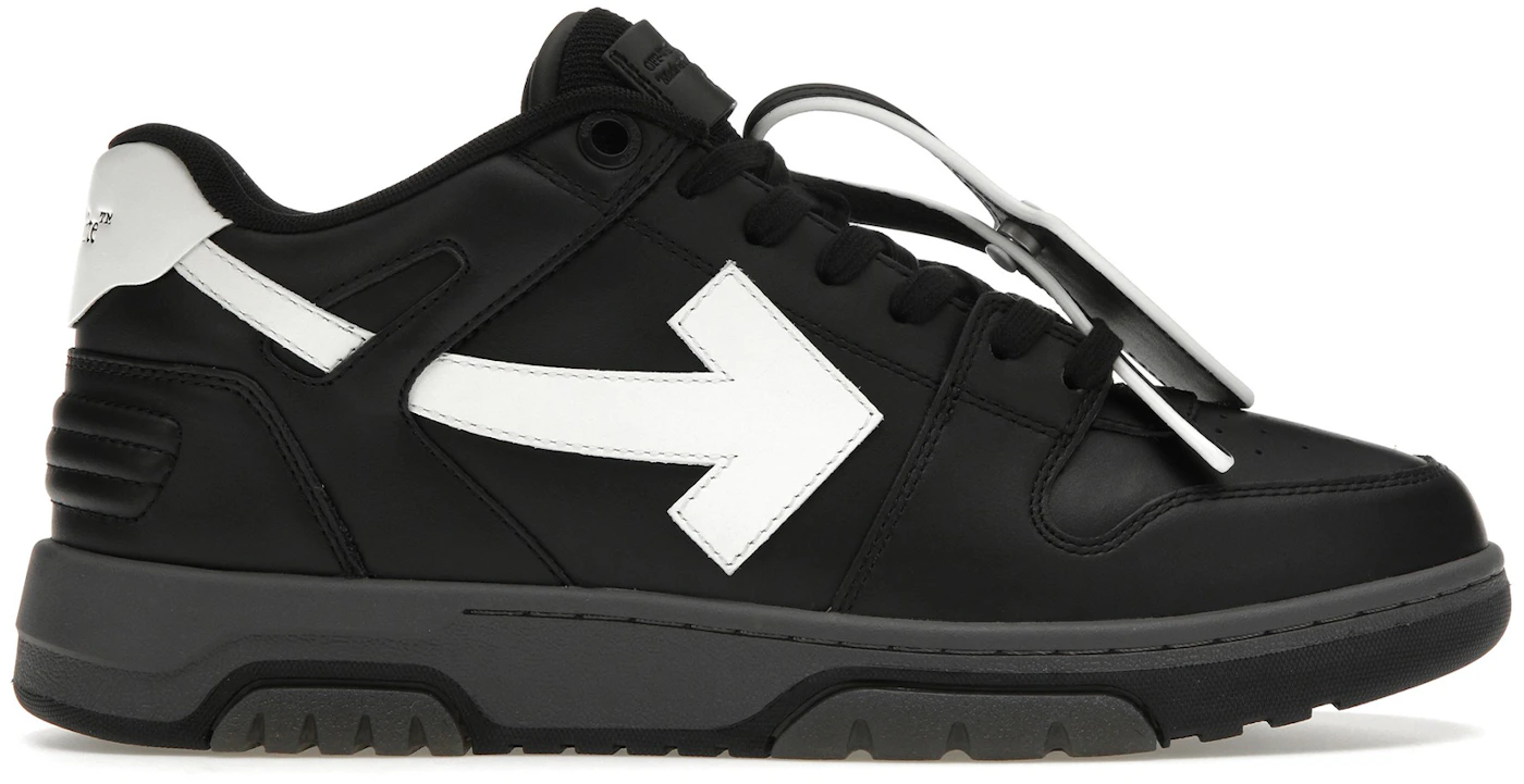 OFF-WHITE Out Of Office OOO Low Tops Black Grey White FW23 Men's ...