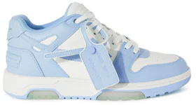 Off-White Out Of Office Calf Leather White Baby Blue (Women's)